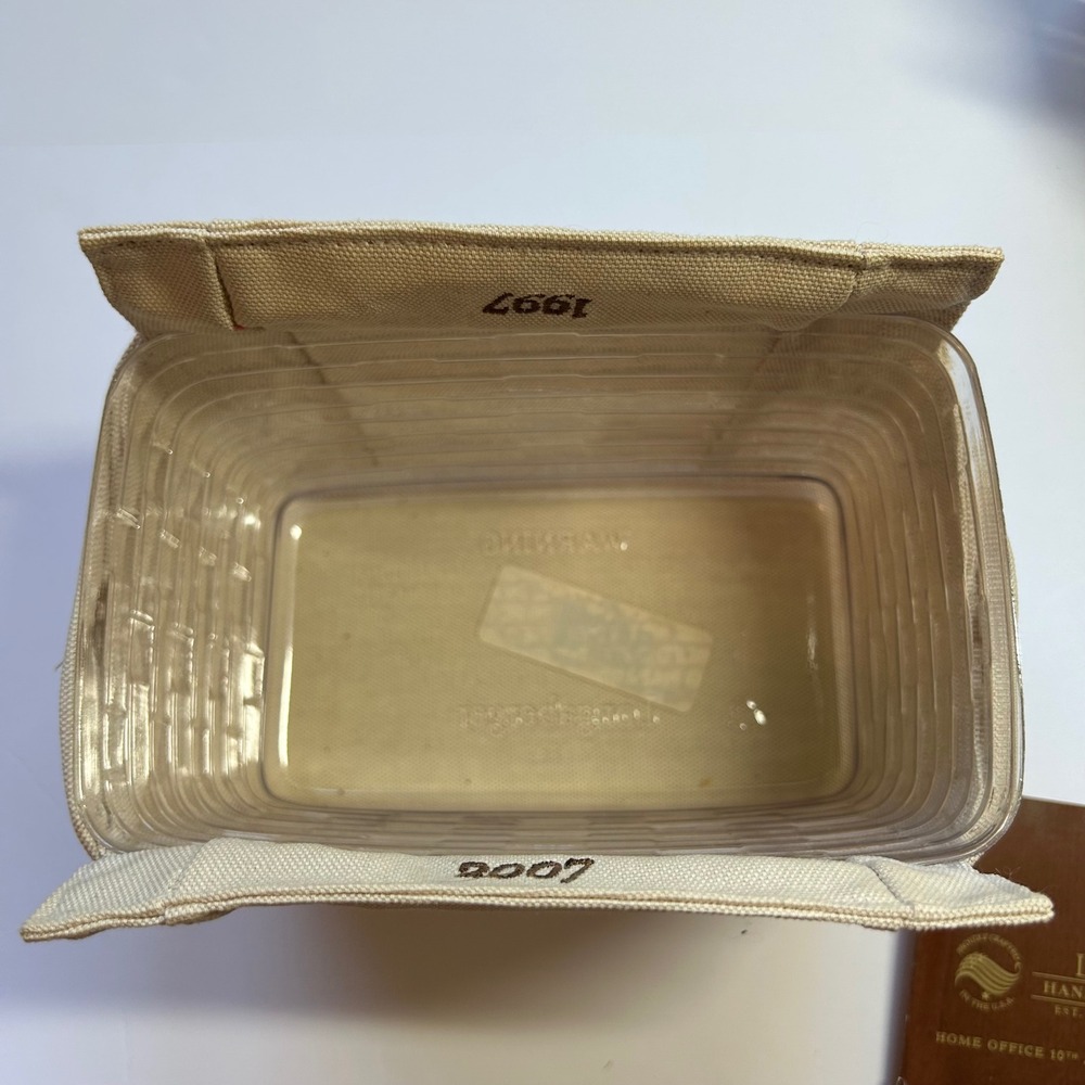 Longaberger Home Office 10th Anniversary Basket 2007 Lid Liner Protector NEW - Picture 8 of 13